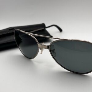 Vintage Cool-Ray Polaroid‎ Aviator Sunglasses Metal Frame Gray Lenses
